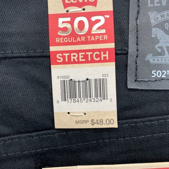 Levi's Boys' 502 Regular Fit Taper Jeans - Picture 6 of 7